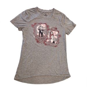 Disney The Nightmare Before Christmas Women's Jack and Sally T Shirt, S, NWOT